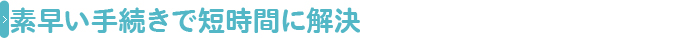 �f�����葱���ŒZ���Ԃɉ���